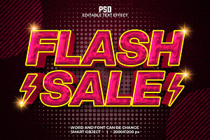 Flash Sale Editable Psd Text Effect, a Layer Style Add-On by bdrobin