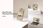 Noa Device Mockup Collection, an iPhone Mockup by Mockup Line (Thumbnail 1 of 7)