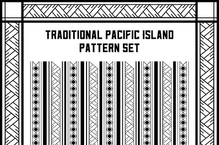 Pacific Island Pattern Set 1