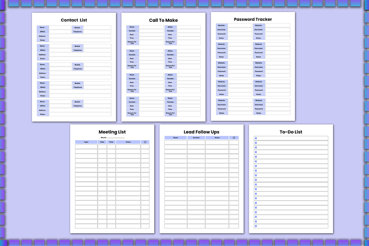 2025 Office Tasks Planner For Canva, a Stationery Template by Shumaya (Photo 5 of 5)