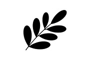 Botanical Leaf Silhouette Bundle, an Illustration by Creativeshirt (Thumbnail 26 of 51)