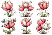 Whimsical Spring Umbrella Clipart, an Illustration by Daily.Designs (Thumbnail 4 of 8)