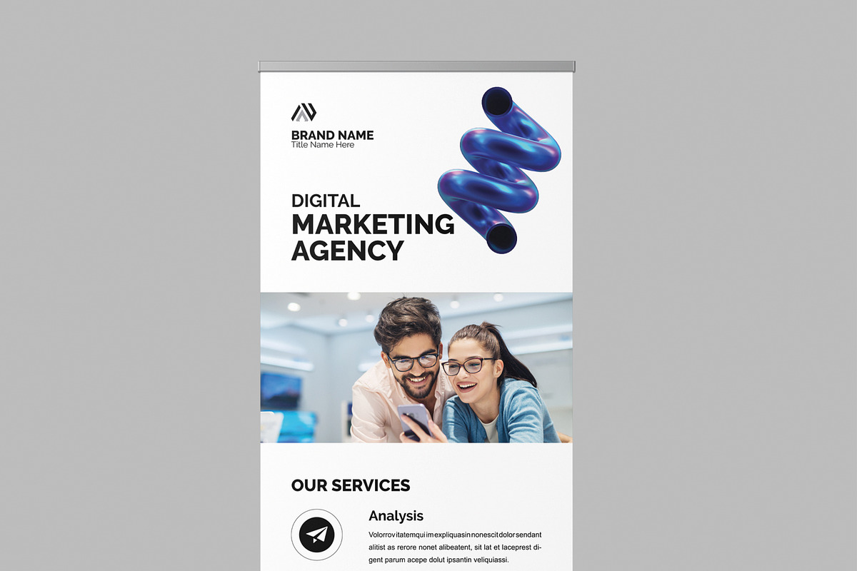 Corporate Roll Up Banner Design preview 4