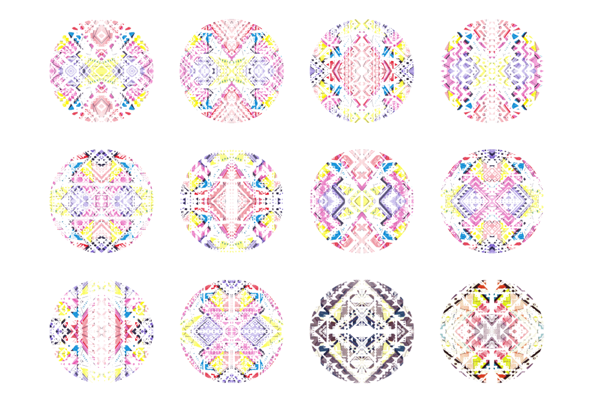 Colorful tribal patterns vol1, a Pattern Graphic by Art Sproot (Photo 2 of 8)
