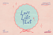 Love Like That Sweet Handwritten, a Handwritten Font by Perplexitics (Thumbnail 1 of 10)