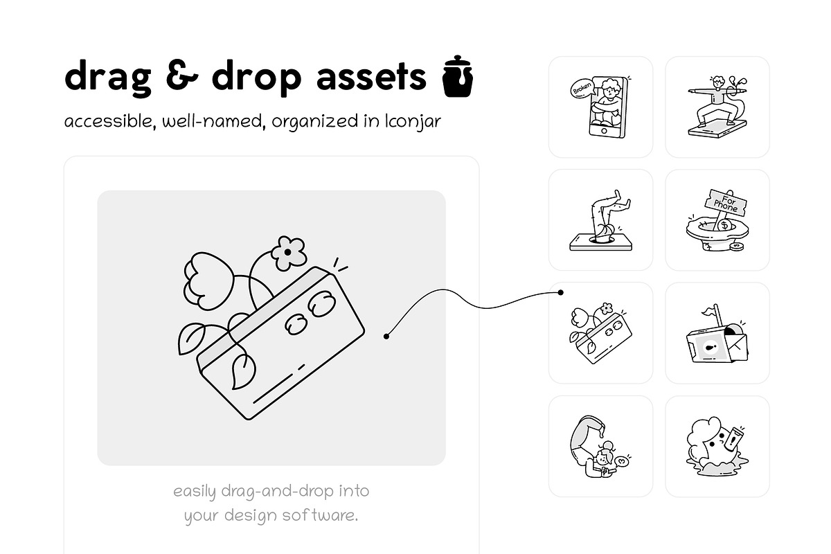 Smartphone Doodle Icons, an Outline Icon by Vectors Market (Photo 4 of 10)