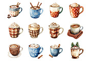 Christmas Vibes Cocoa Mug, an Illustration by Design Market (Thumbnail 4 of 4)