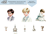 First Communion, Christian Clipart, a Person Illustration by VM PARTYS  BY TAIRUMA (Thumbnail 10 of 10)