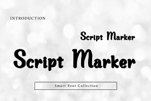Script marker, a Script Font by Wow Magic