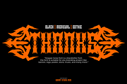 Slogaje Geise - Blackletter Font, a Blackletter Font by Iqsiart Studio (Thumbnail 8 of 11)