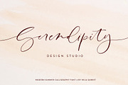 Modern Summer Calligraphy Logo Font, a Script Font by Mila Garret (Thumbnail 3 of 14)