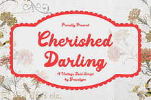Cherished Darling Vintage Script