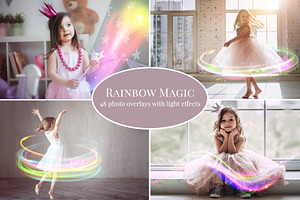Rainbow Magic photo overlays
