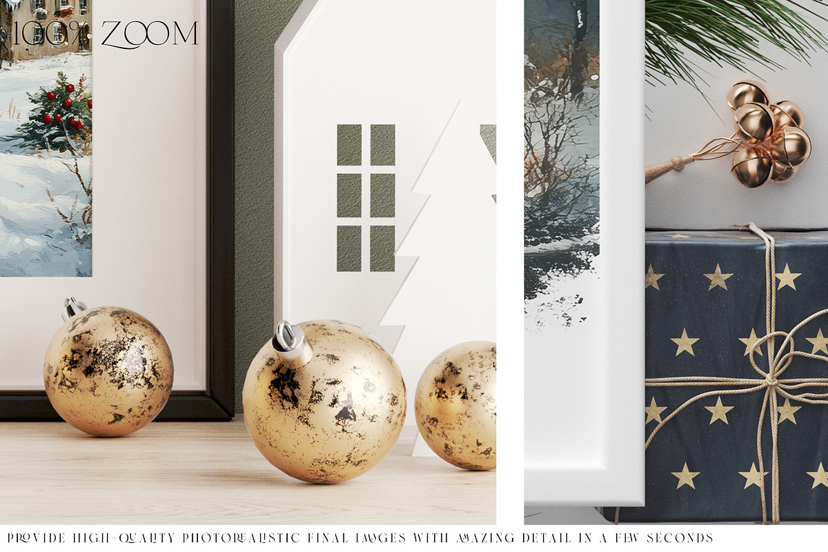 Christmas Frame Bundle - 140 Mockups, a Mockup by mock-ups (Photo 22 of 22)