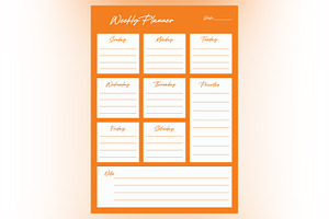 Weekly Planner Sheet Design-50