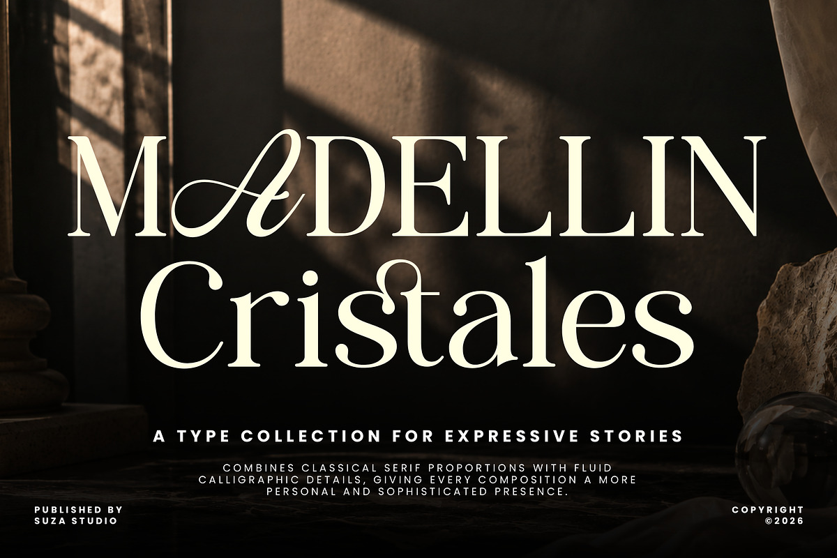 Madellin Cristales - Font Duo, a Serif Font by Suza Studio (Photo 1 of 12)