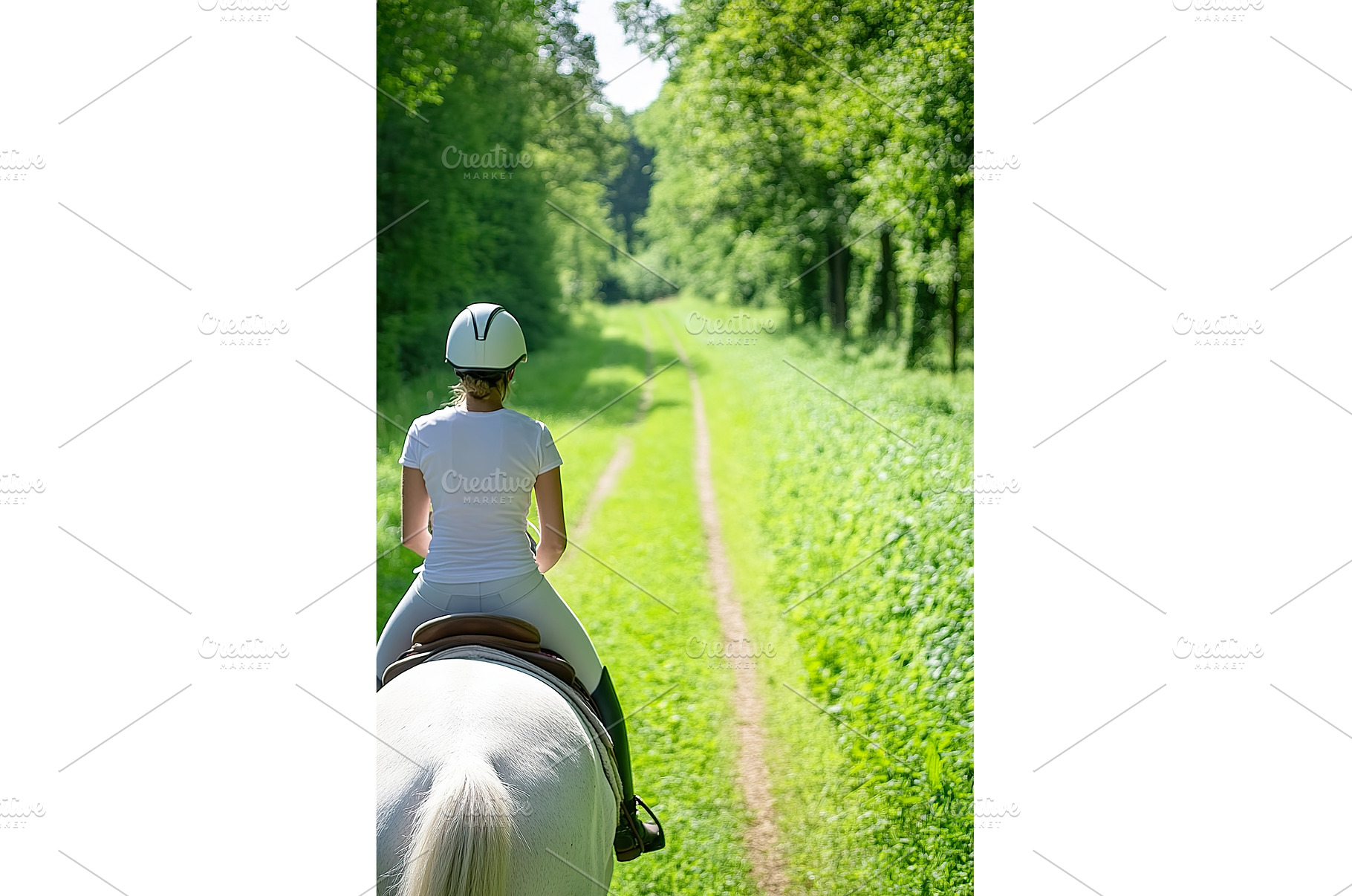 Horse back riding. Female equestrian, a Sports & Recreation Photo by Lermont51