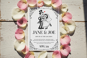 Wedding Invitation Card Mockup, a Product Mockup by Designer Dude