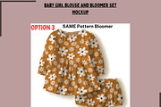 Baby Blouse and Bloomer Set Mockup, a Hoody Mockup by Nora Gad (Thumbnail 8 of 21)