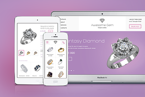 Awesome Gem | PSD Template