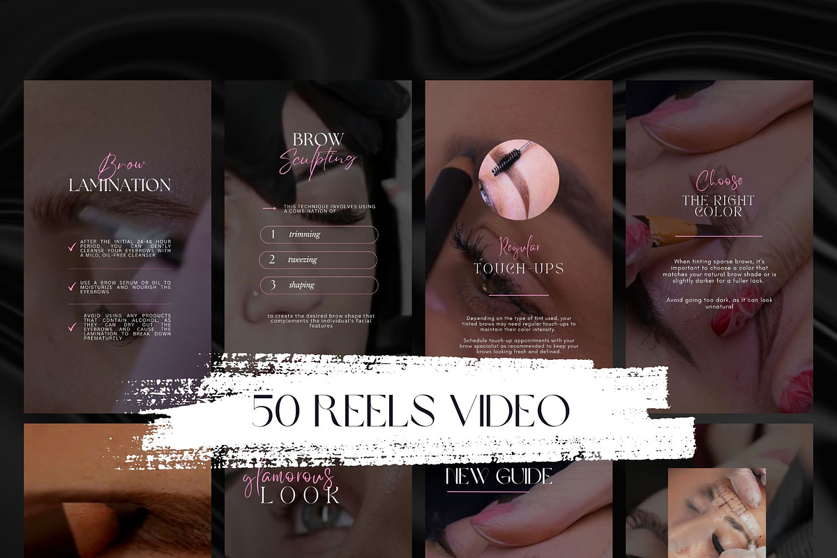 Brow Tech Instagram Video Reels, a Social Media Template by design4social (Photo 2 of 9)