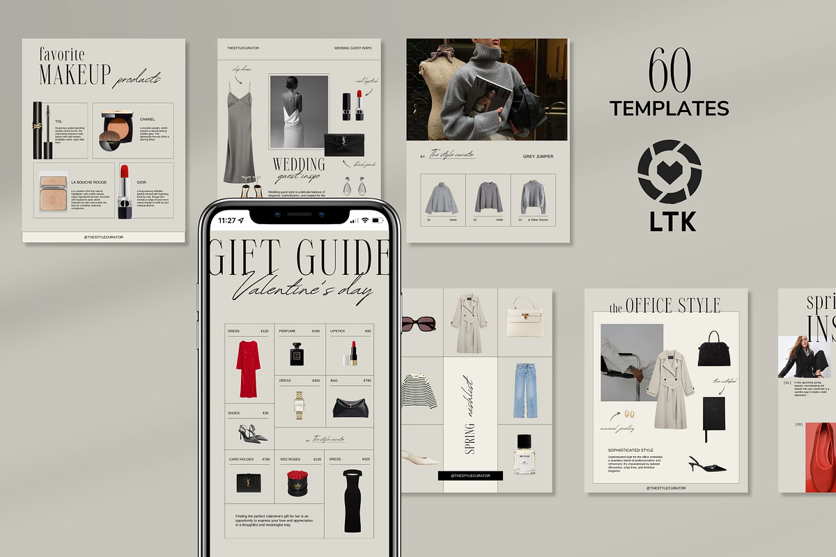 LTK Canva Templates, a Social Media Template by Studio Suvelle (Photo 1 of 7)