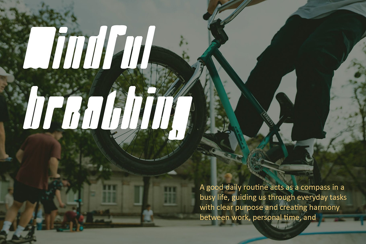 Sazzle Blur, a Sans Serif Font by Craft Supply Co. (Photo 2 of 8)