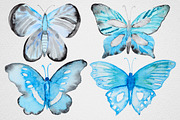 Watercolor Butterfly set #1, an Object Graphic by IvanFet (Thumbnail 2 of 8)