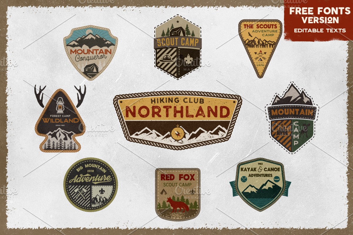 The Scouts Logos & Camping Badges, a Branding & Logo Template by JeksonGraphics (Photo 2 of 9)