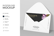 Editable Invitation Card Mockup, a Product Mockup by graphypix (Thumbnail 2 of 4)