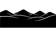 Abstract Landscape Silhouette, an Object Graphic by Designer_Momina (Thumbnail 8 of 20)