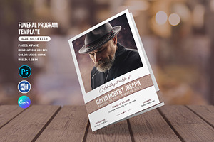 Funeral Program Template V41