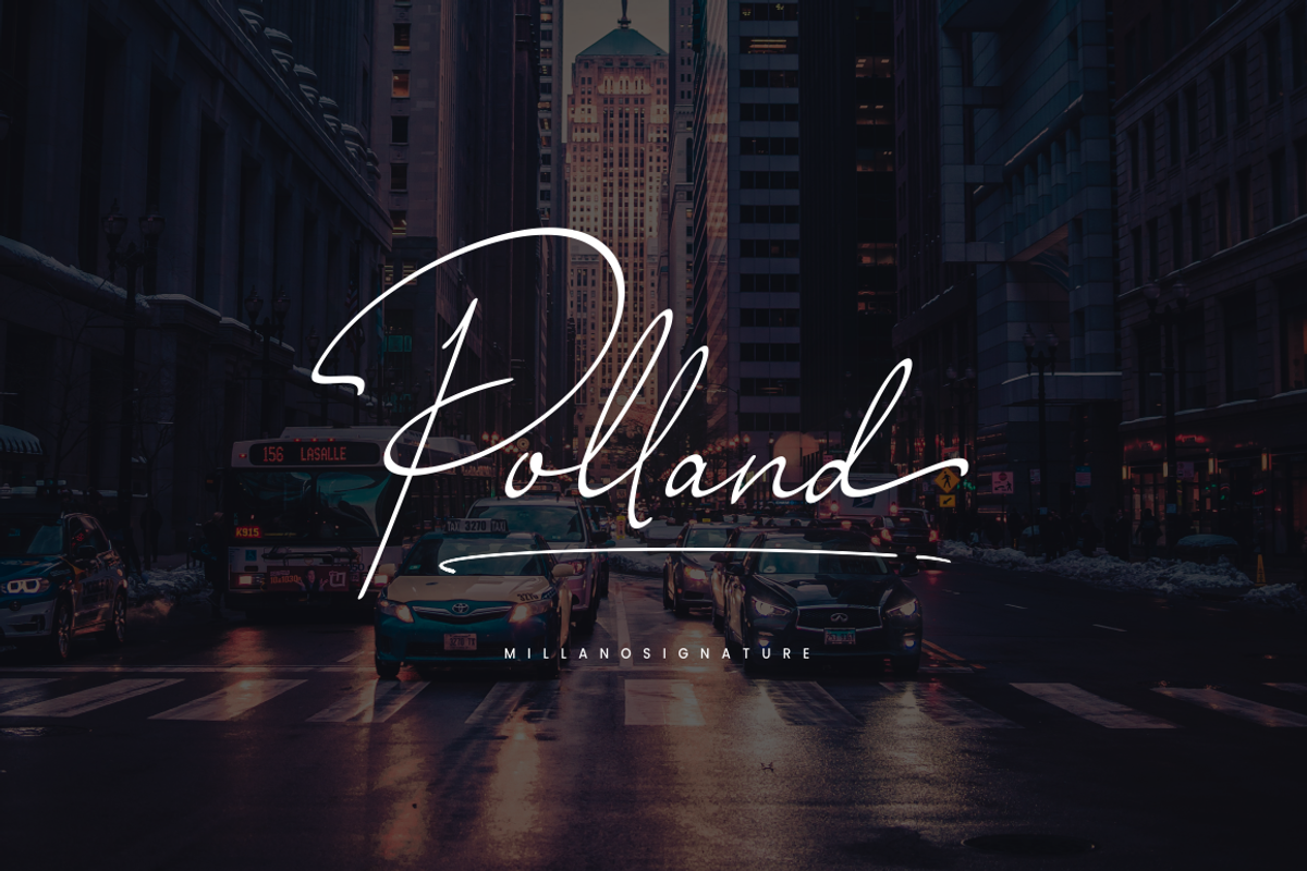 Millano // Signature Font preview 5