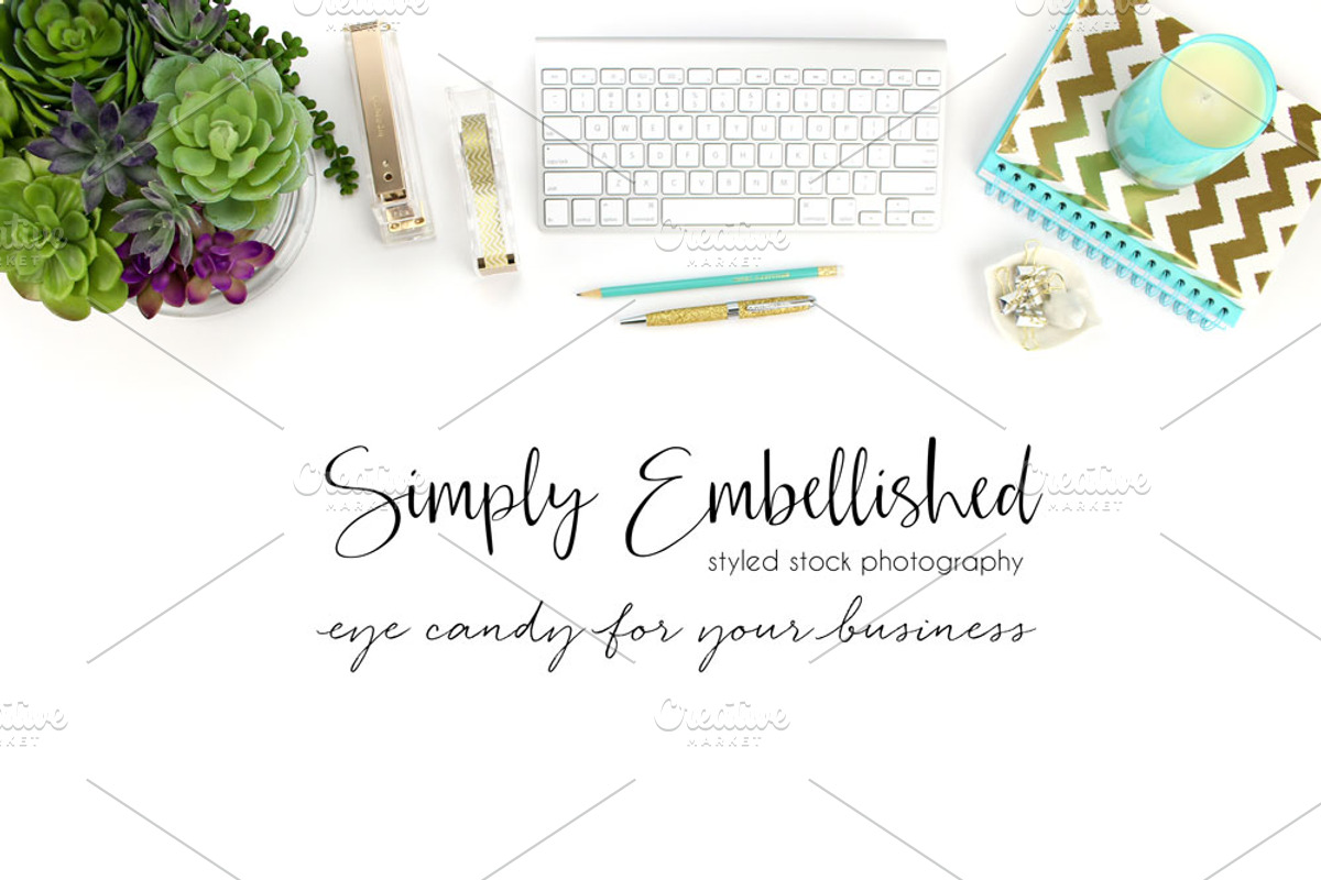 Styled Stock Photo - Desktop Mockup, a Product Mockup by Simply Embellished