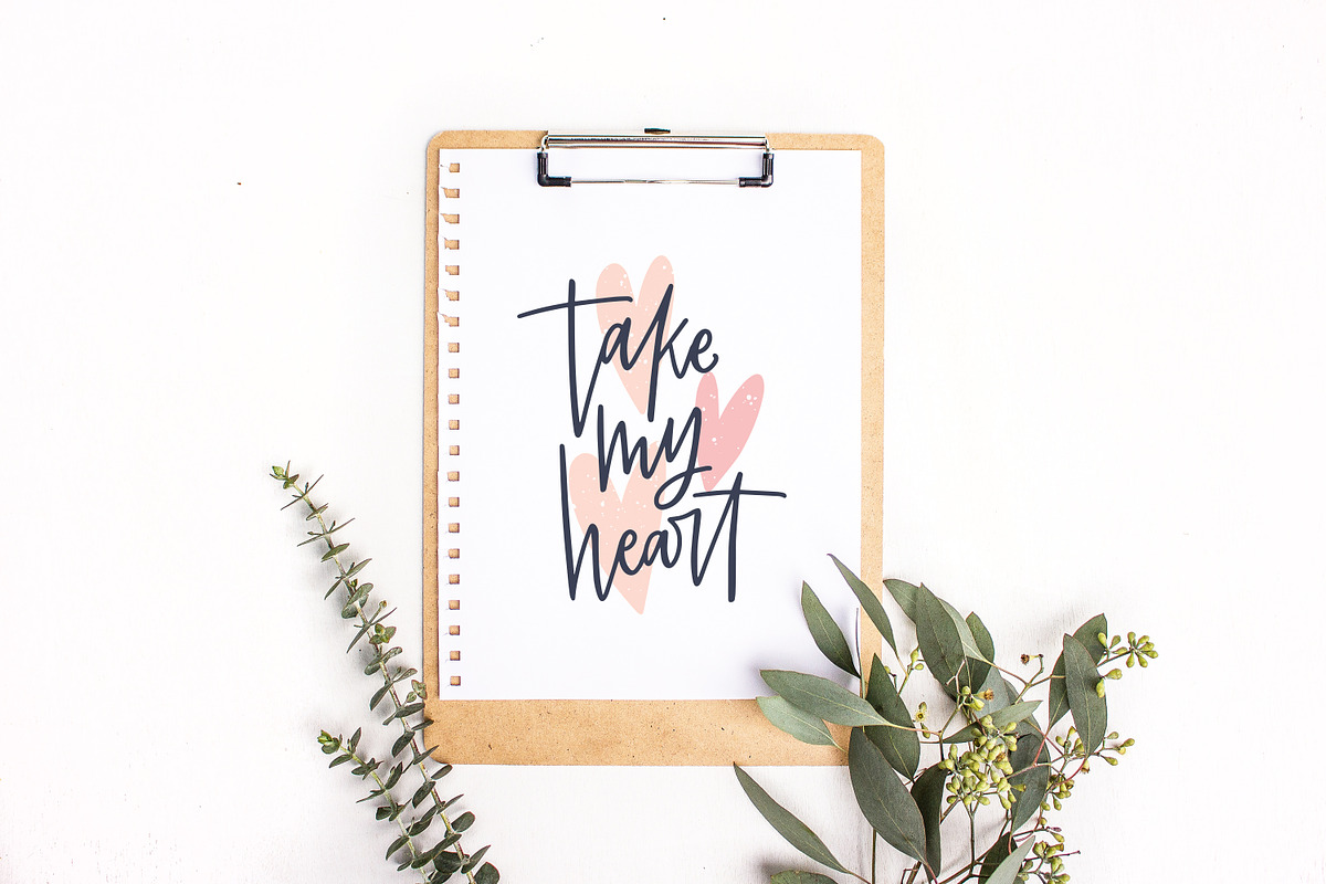Handwritten love quotes set, a Decorative Illustration by Good Studio (Photo 7 of 9)