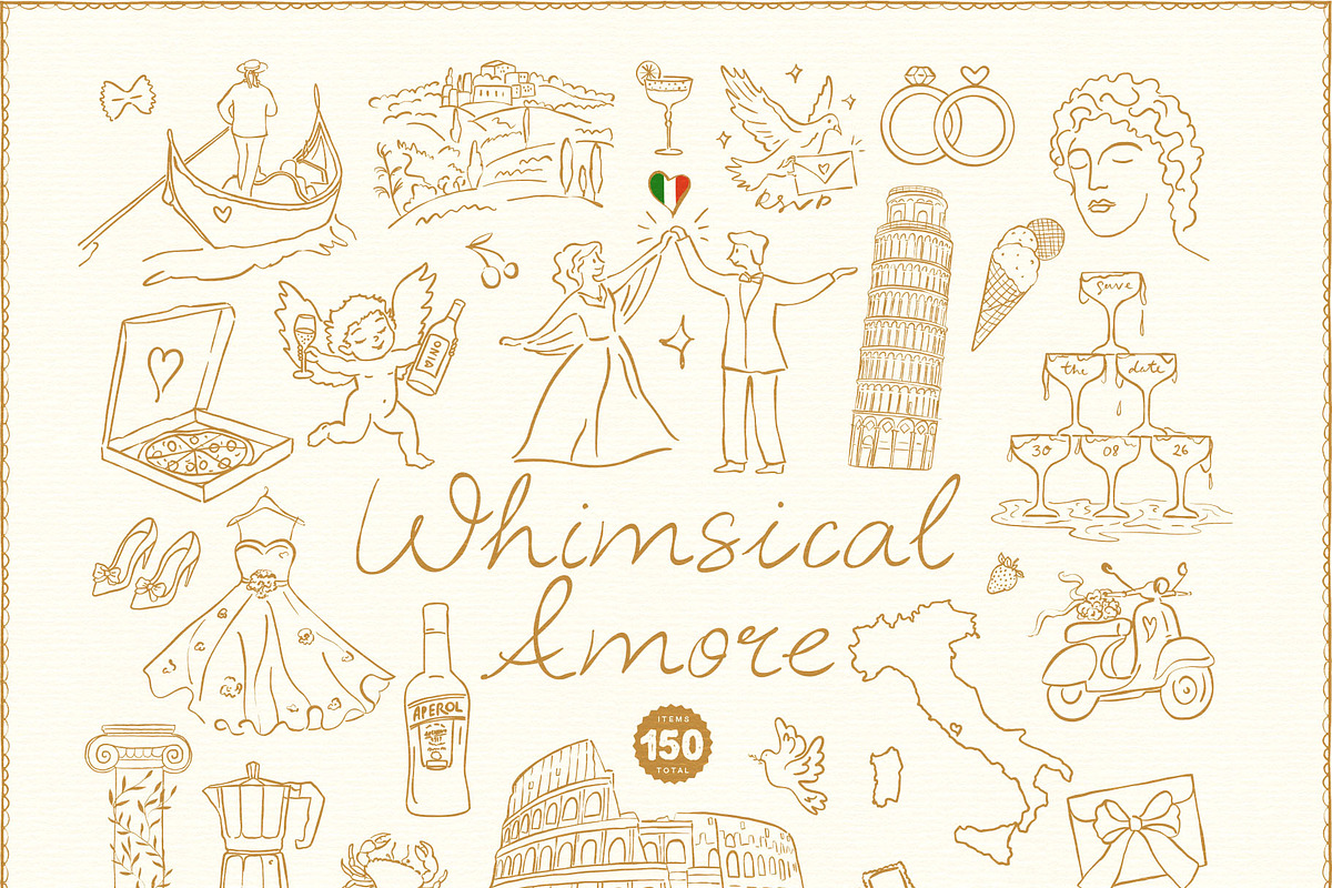 La Dolce Vita Italian Wedding SVG, an Object Illustration by Ayya Studio (Photo 8 of 13)