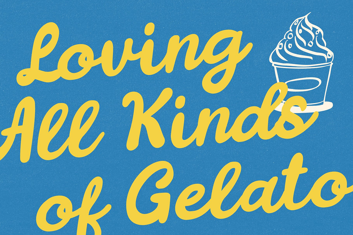 CS Lindy - Nostalgic Bold Script, a Script Font by Craft Supply Co. (Photo 6 of 8)
