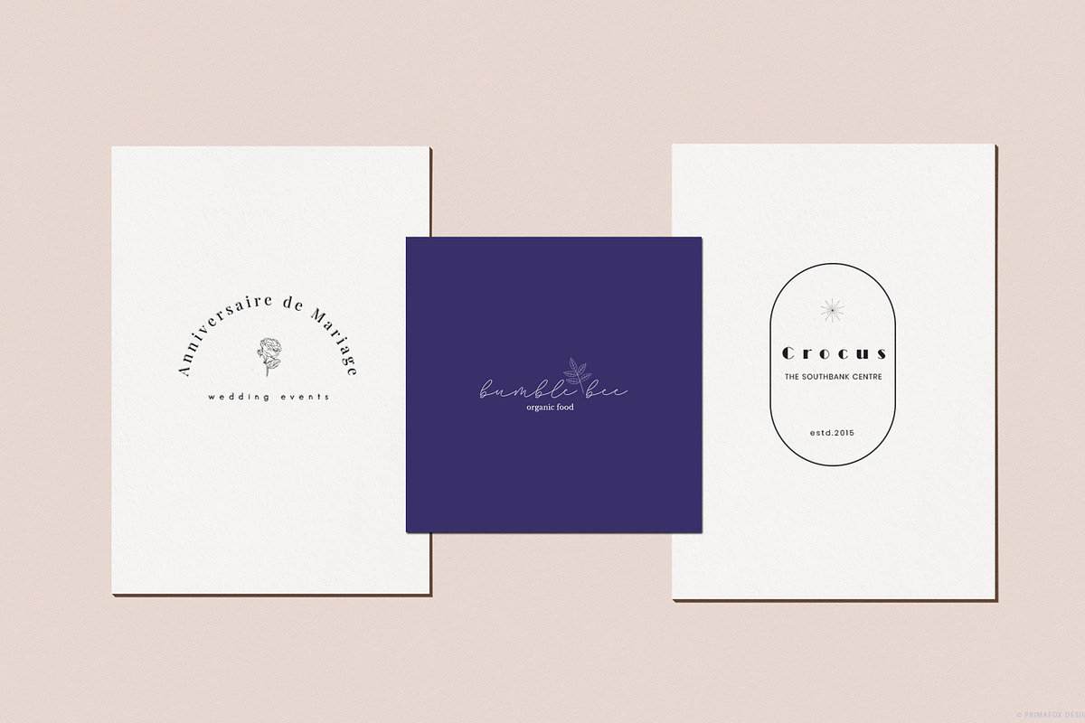 Crocus, Pre-made logo Set of 24, a Branding & Logo Template by Art pages (Photo 10 of 10)