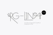 Srg Linear - Geometric typeface, a Sans Serif Font by Srg® (Thumbnail 1 of 11)