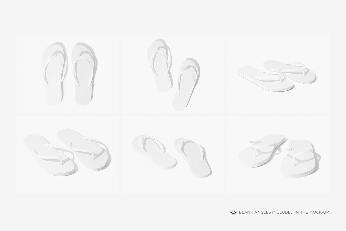Flip Flops Mock-up, an Apparel Mockup by Branda Keeps (Photo 3 of 17)