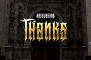 BESTIA, a Blackletter Font by jakejarkor (Thumbnail 6 of 6)