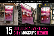 Outdoor Advertising City Mock-Up V1, an Advertising Mockup by Free-PSD-Templates (Thumbnail 1 of 6)