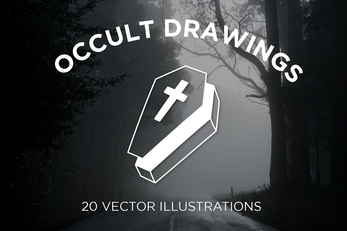 Occult Illustrations Set, an Illustration by Inkwell Supply Co (Photo 1 of 10)
