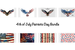 4th of July Patriotic Day Bundle, an Illustration by VetalStock