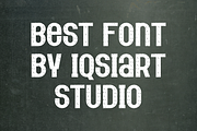 Chalk Broder Font, a Sans Serif Font by Iqsiart Studio (Thumbnail 3 of 6)