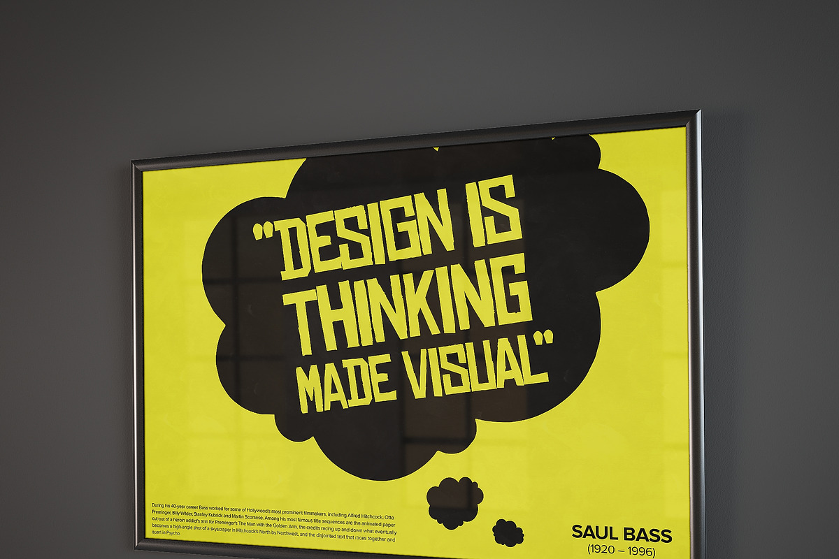 REALISTIC POSTER FRAME MOCKUPS, a Print Template by Franklin Design (Photo 4 of 5)