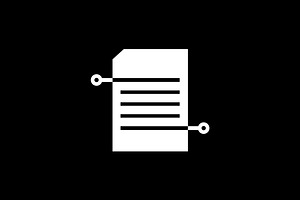 document file technology icon, a Branding & Logo Template by devastd