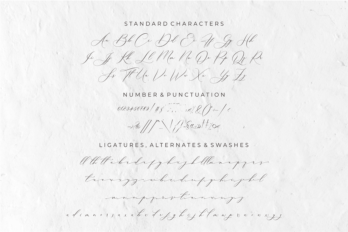 Luxury Font - Boheme Floral, a Script Font by 50Fox (Photo 14 of 14)