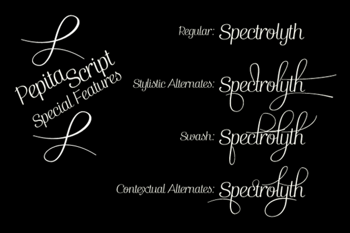 Pepita Script preview 2