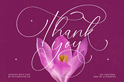 Herlina Aliyah Stylish Calligraphy, a Script Font by stylishtype.co (Thumbnail 20 of 20)